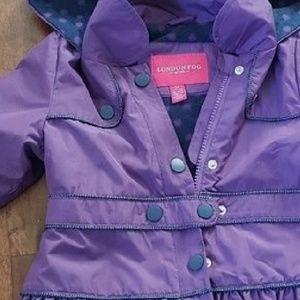 London Frog Toddler Girl Jacket